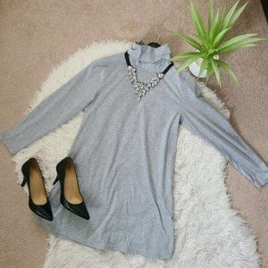 Gray turtleneck Sweater Tunic